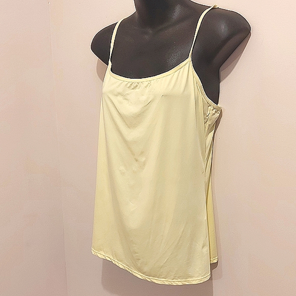 3 for $25 Bundle Sale- Pale Yellow Tank Top, Size Large
